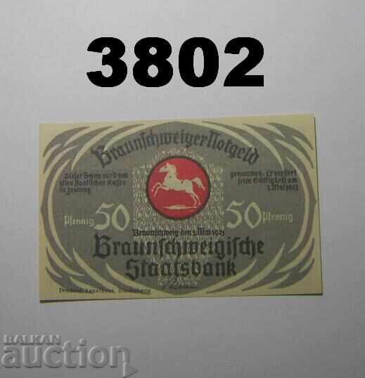Μπράουνσβαϊγκ 50 πφέννιχ 1921 Γερμανία