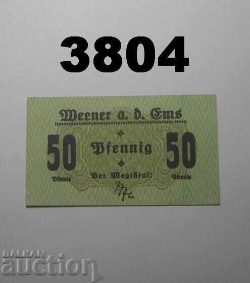 Weener a. d. Ems 50 pfennig 1920 Germania