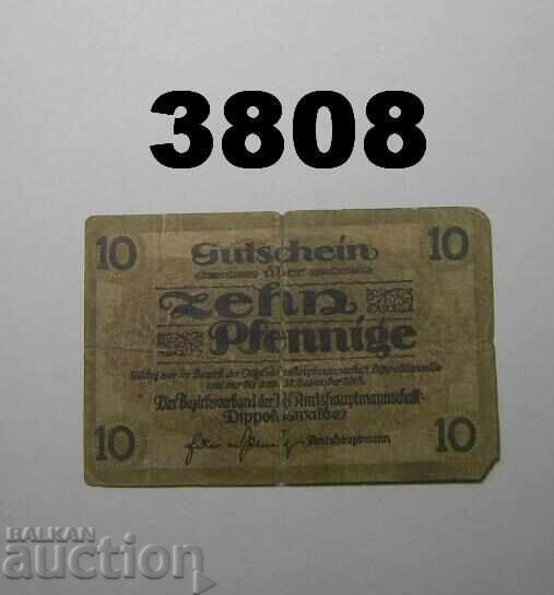 Dippoldiswalde 10 pfennig until 1918 Germany