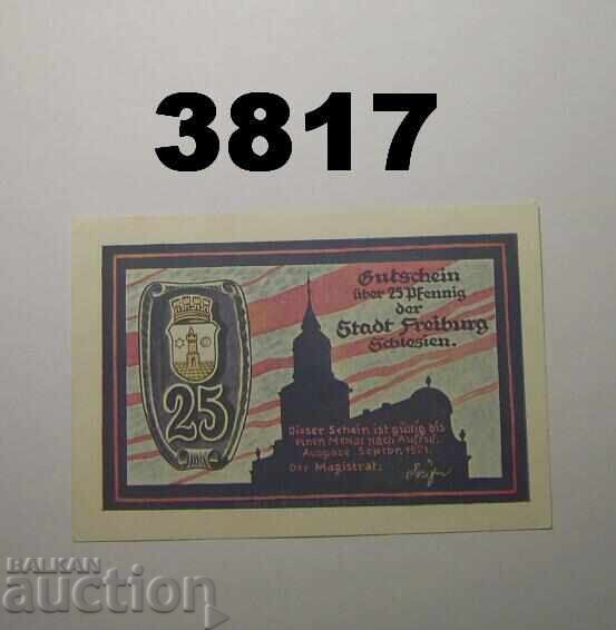 Freiburg i. Schles 25 pfennig 1921 Γερμανία