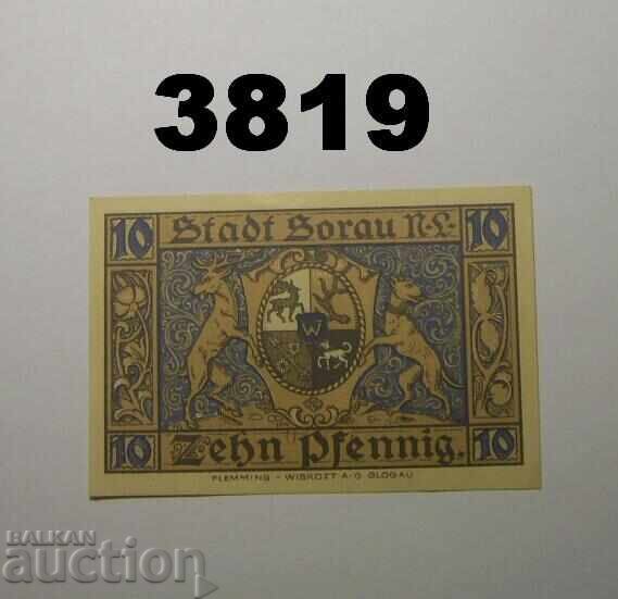 Sorau N. L. 10 pfennig 1921 Germania cu preț € 1.00 | 1.96 BGN