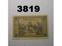 Sorau N. L. 10 pfennig 1921 Germania