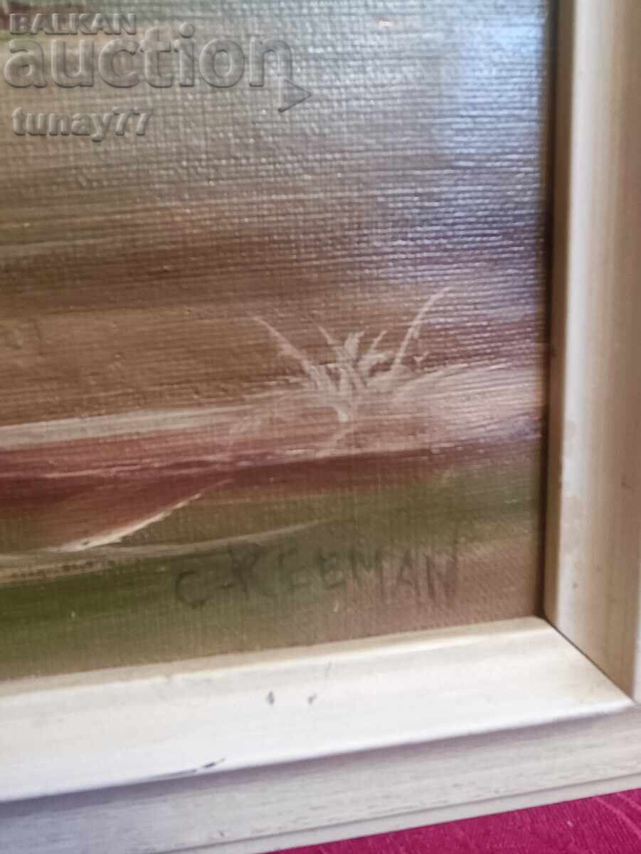 Licitație Pictura in ulei originala pe panza!!!