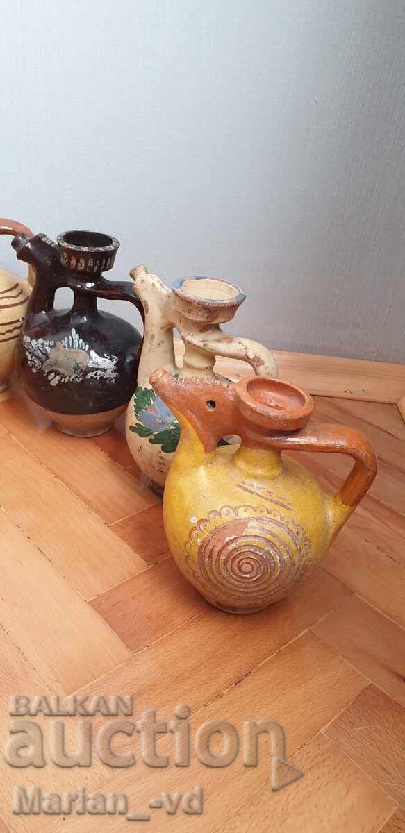 Lot de 8 bucăți de krondiri bulgărești vechi, bărdele, ceramică cu preț € 200.00 | 391.17 BGN