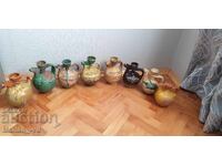 Lot de 8 bucăți de krondiri bulgărești vechi, bărdele, ceramică