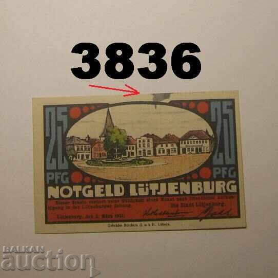Lütjenburg 25 pfennig 1921 Germania