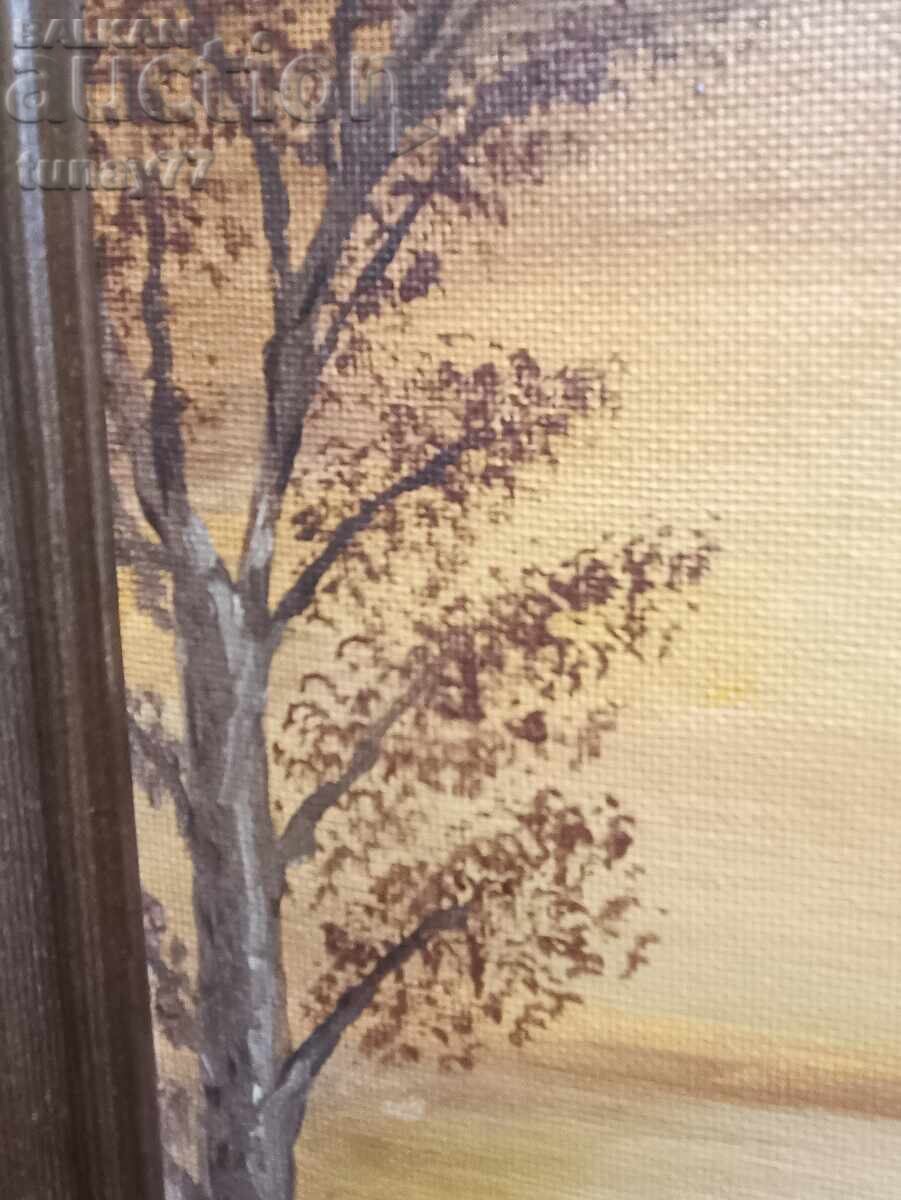 Δημοπρασία Πρωτότυπος πίνακας με ελαιογραφία σε ξύλο!!