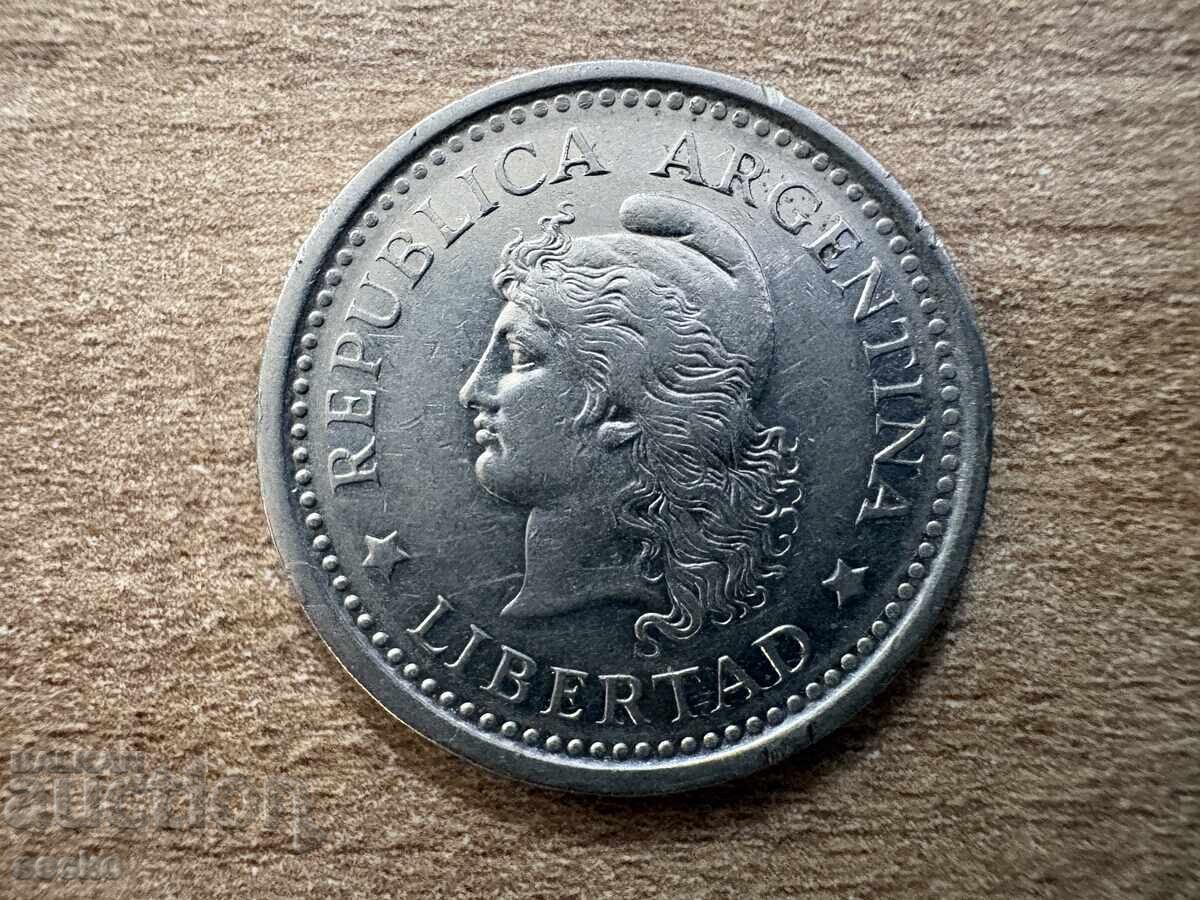 Argentina - 1 peso (1958) cu preț € 0.40 | 0.78 BGN Argentina - 1 peso (1958) cu preț € 0.40 | 0.78 BGN