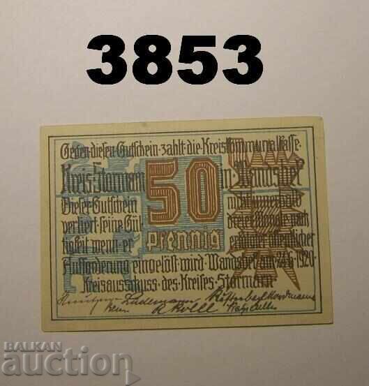 Stormarn 50 pfennig 1920 Germania