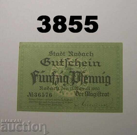 Rodach 50 pfennig 1920 Germania