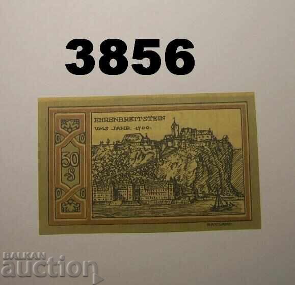 Ehrenbreitstein 50 pfennig 1921 Germany with price € 1.00 | 1.96 BGN