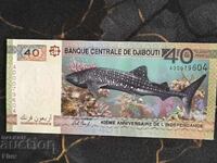 Bancnota - Djibouti - 40 franci (aniversare) UNC | 2017