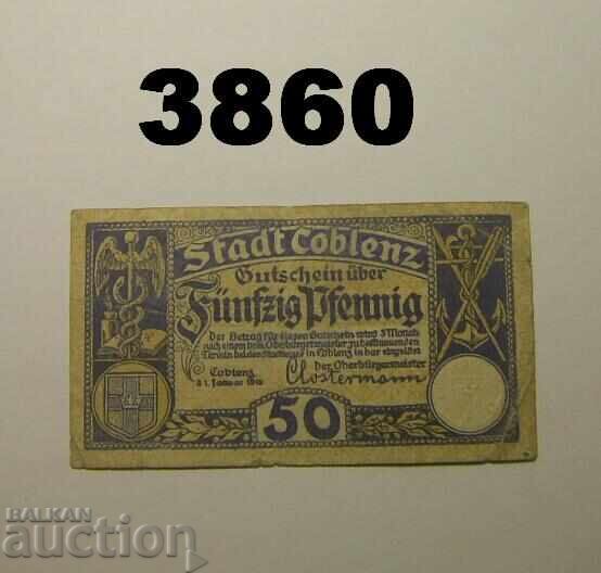 Κομπλέντς 50 πφένιχ 1919 Γερμανία