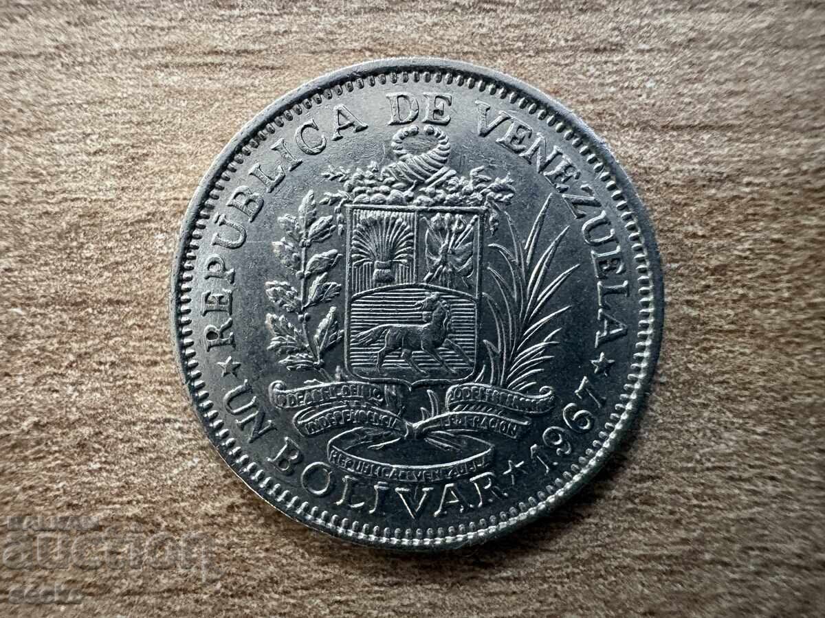 Venezuela - 1 bolivar (1967)