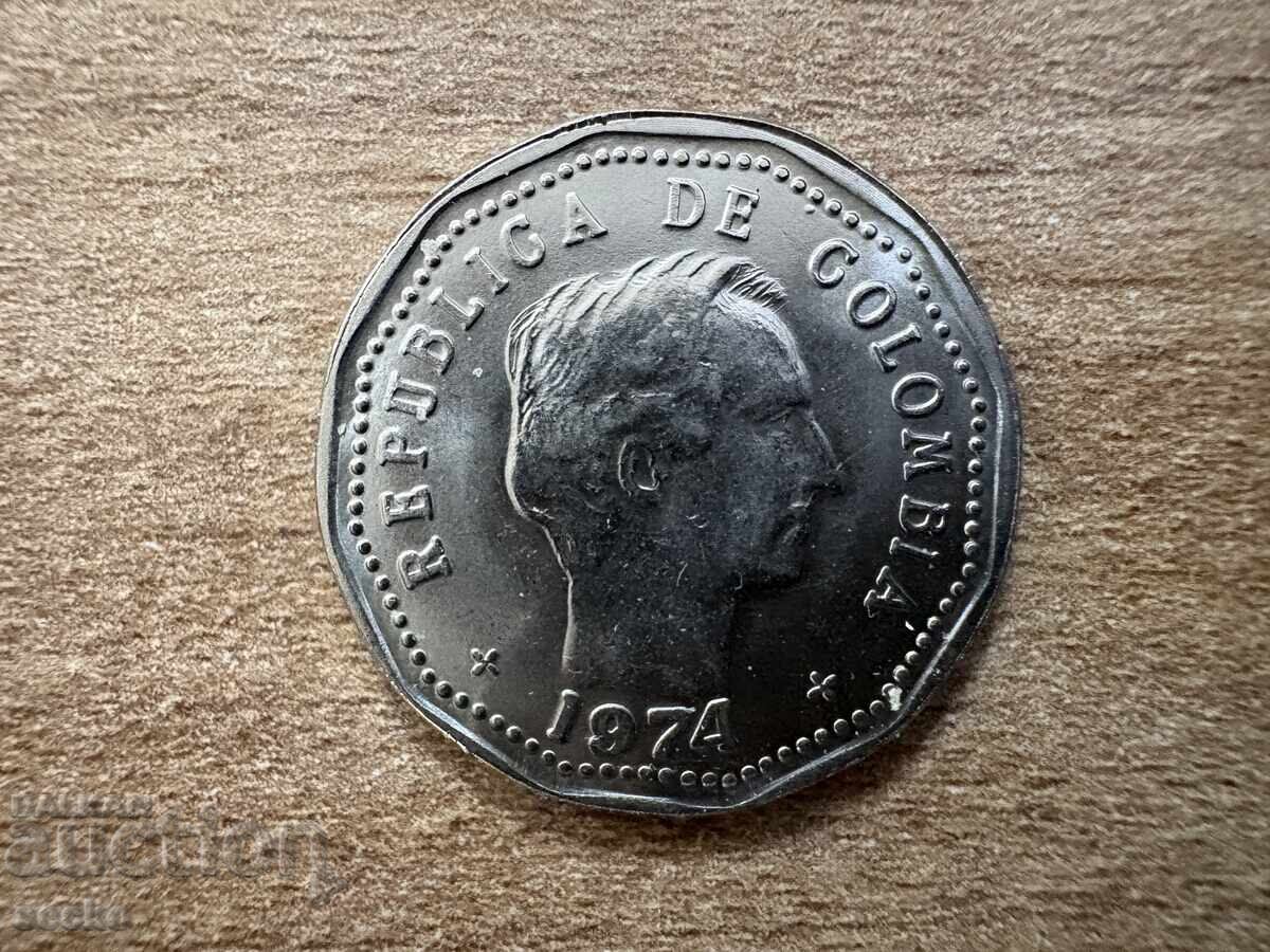 Колумбия - 50 сентавос (1974) с цена € 0.45 | 0.88 лв.