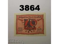 Arnstadt 10 pfennig 1921 Germany