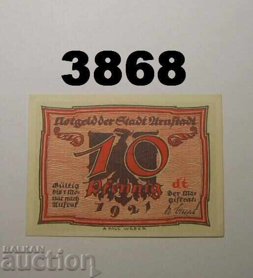 Arnstadt 10 pfennig 1921 Germany