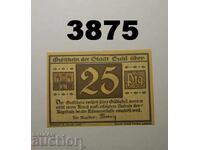 Suhl 25 pfennig 1922 Германия