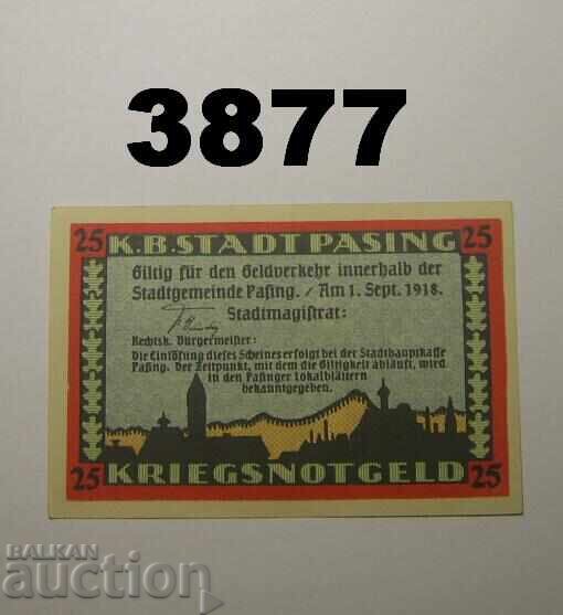 Pasing 25 pfennig 1918 Германия