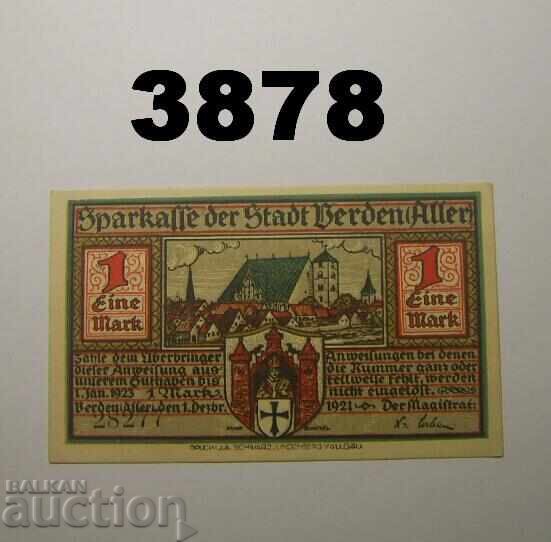 Verden a. d. Aller 1 mark 1921 Γερμανία