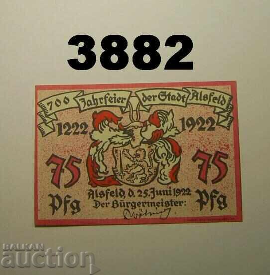 Alsfeld 75 πφένινγκ 1922 Γερμανία