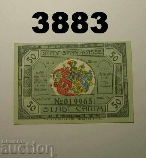 Canth 50 pfennig 1922 Germany