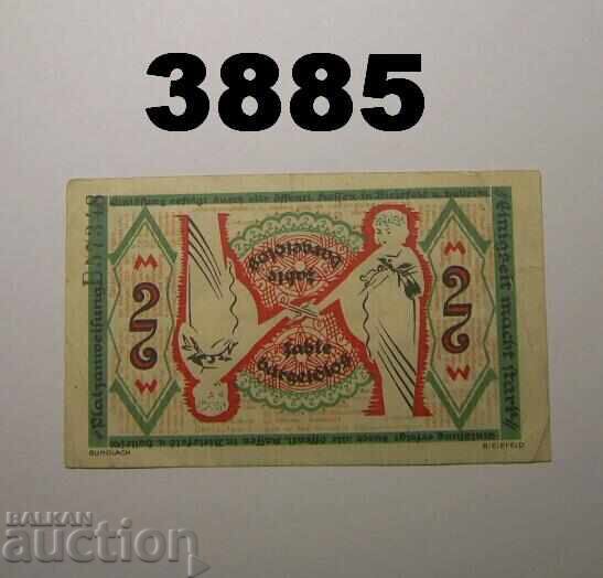 Bielefeld 2 μάρκα 1918 Γερμανία με τιμή € 1.50 | 2.93 BGN
