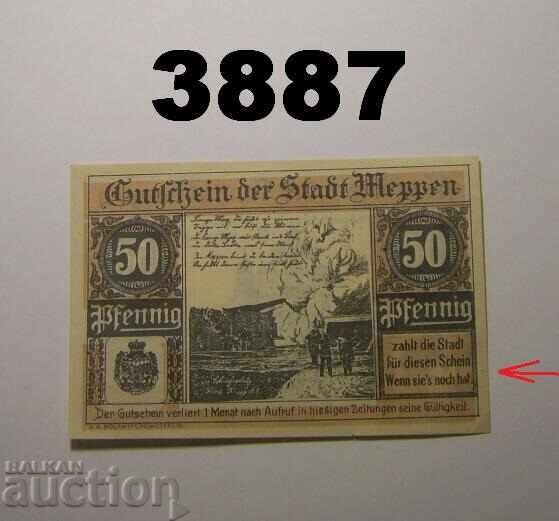 Meppen 50 pfennig 1921 Γερμανία