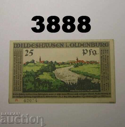 Wildeshausen 25 pfennig 1921 Germania