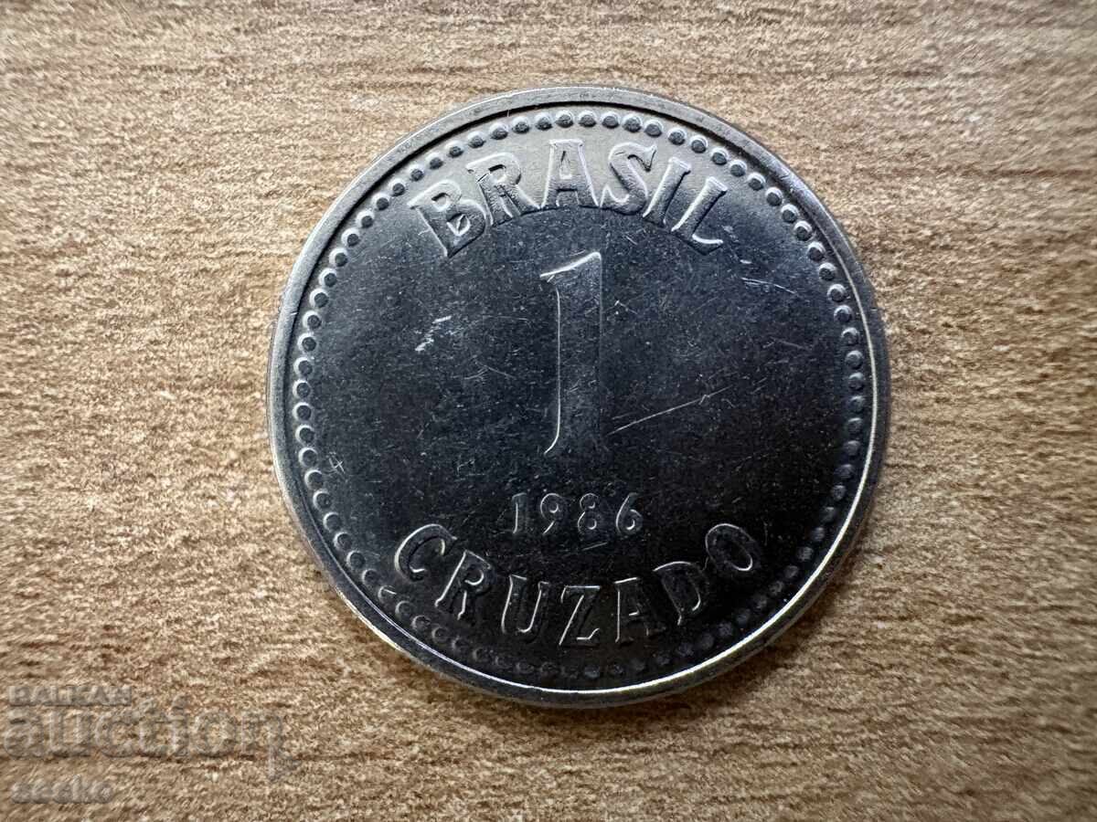 Brazilia - 1 cruzaado (1986) Brazilia - 1 cruzaado (1986)