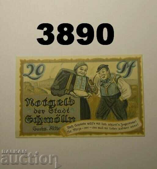 Schmölln 20 pfennig 1921 Германия с цена € 1.40 | 2.74 лв.