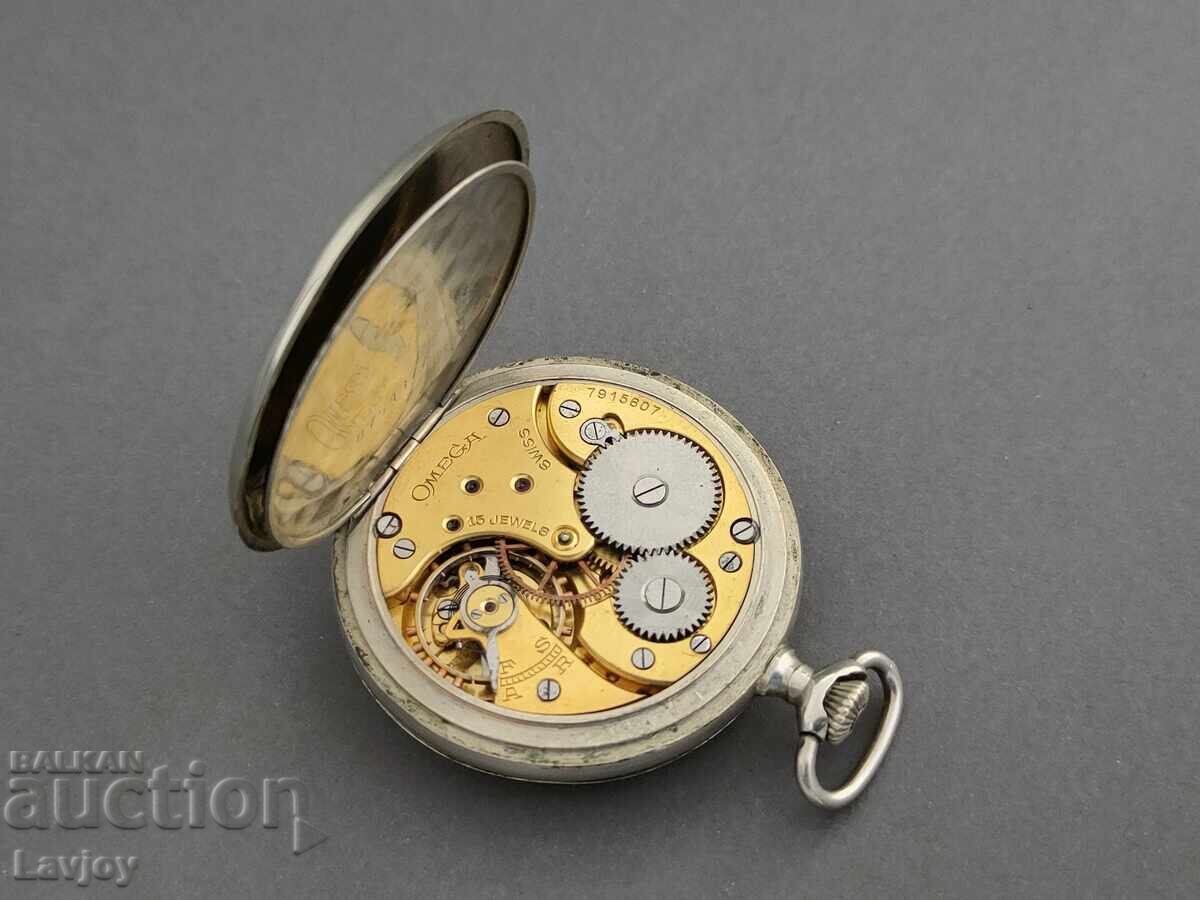 Омега джобен Omega рядък Б.З.Ц от 0.01 цент - 6