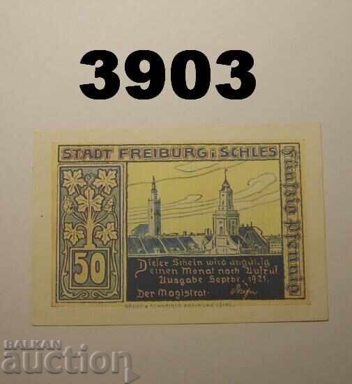 Freiburg i. Schles 50 pfennig 1921 Germania
