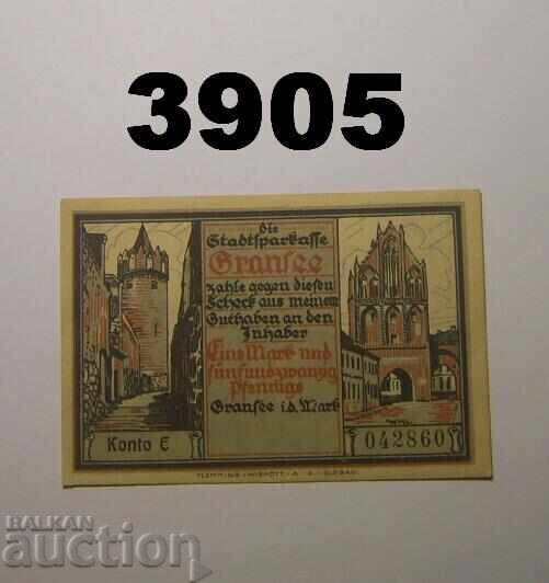 Gransee 125 pfennig Notgeld Germany