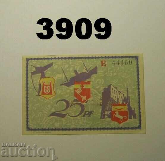 Bremerhaven 25 pfennig 1921 Germania cu preț € 1.00 | 1.96 BGN