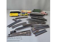 Trenuleț pentru copii și șine din perioada socialistă