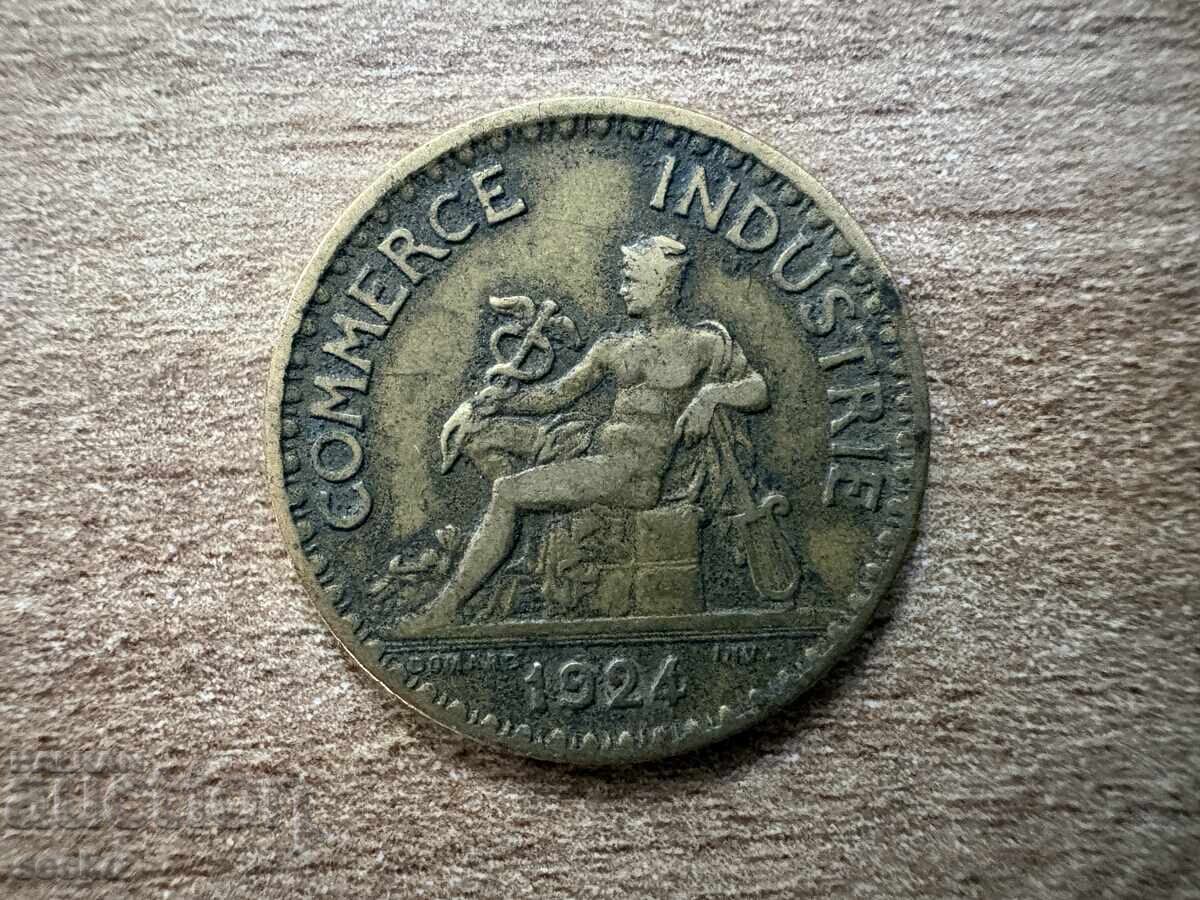 Franța - 1 franc (1924) cu preț € 0.30 | 0.59 BGN Franța - 1 franc (1924) cu preț € 0.30 | 0.59 BGN