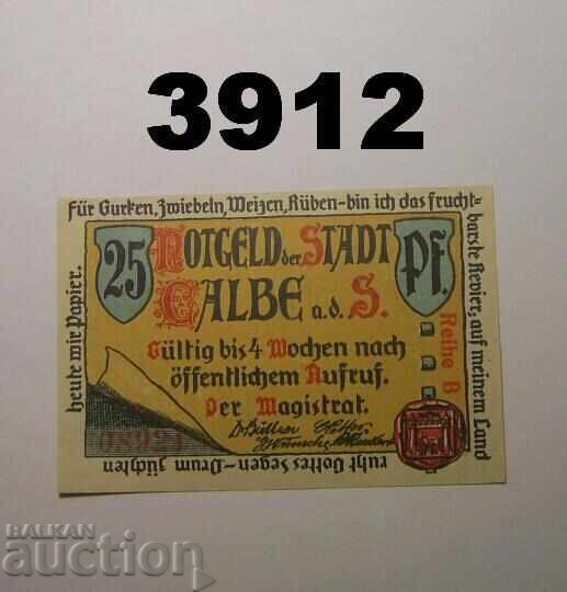 Calbe a. d. Saale 25 pfennig 1921 Germania cu preț € 1.00 | 1.96 BGN