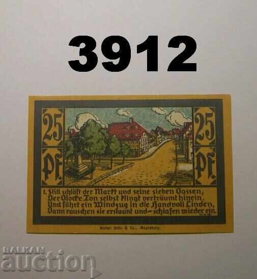 Calbe a. d. Saale 25 pfennig 1921 Germania