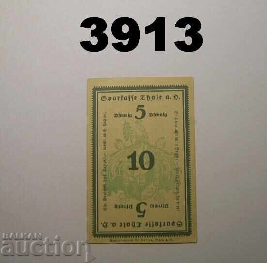Thale a. Harz 10 pfennig 1921 Γερμανία με τιμή € 1.00 | 1.96 BGN