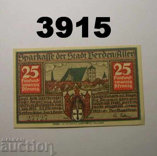Verden a. d. Aller 25 pfennig 1921 Germany