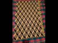 Χειροποίητο κεντητό τραπεζομάντιλο με κρόσσια, τιμή εκκίνησης από 0.01 σεντ