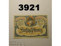 Rheinsberg 50 pfennig 1922 Germania