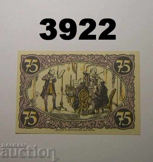 Rheinsberg 75 pfennig 1922 Γερμανία με τιμή € 1.00 | 1.96 BGN