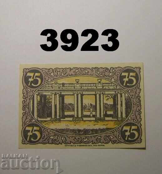 Rheinsberg 75 pfennig 1922 Γερμανία με τιμή € 1.00 | 1.96 BGN