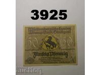 Στουτγκάρδη 50 φενίχ 1921 Γερμανία