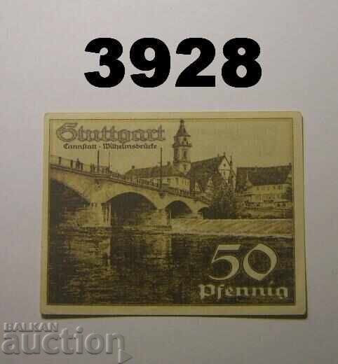 Στουτγκάρδη 50 φενίχ 1921 Γερμανία με τιμή € 0.80 | 1.56 BGN