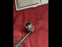 Ανδρικό ασημένιο δαχτυλίδι 20.5μμ