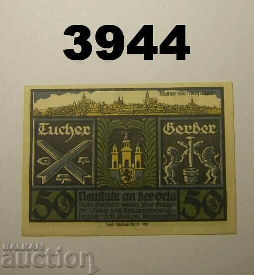 Neustadt a. d. Orla 50 pfennig 1921 Germany