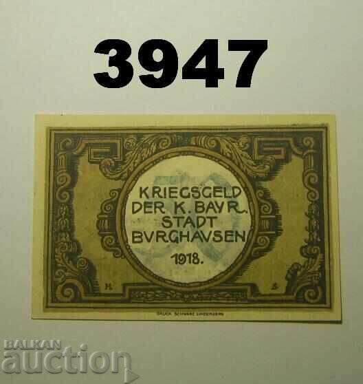 Burghausen 50 pfennig 1918 Γερμανία